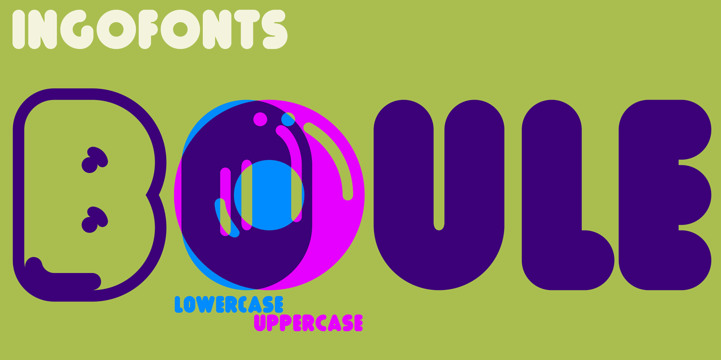 Пример шрифта Boule Plus #1